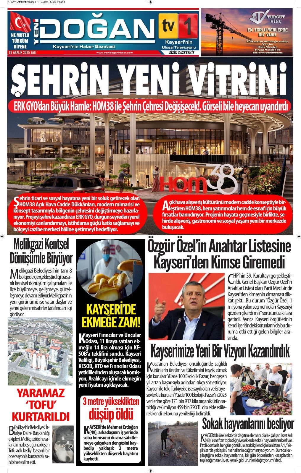 HOM38–Şehrin Yeni Vitrini